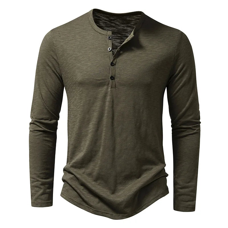 Cedric | Camisa Henley Masculina