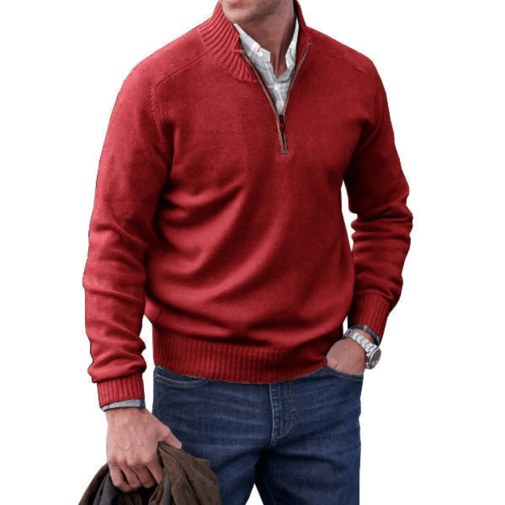 ZAVA | Suéter Masculino com Zíper