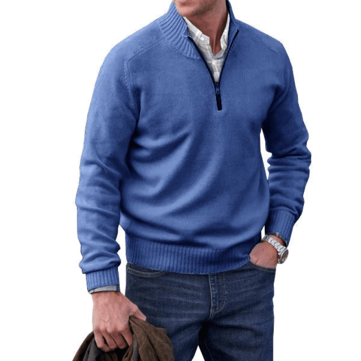 ZAVA | Suéter Masculino com Zíper