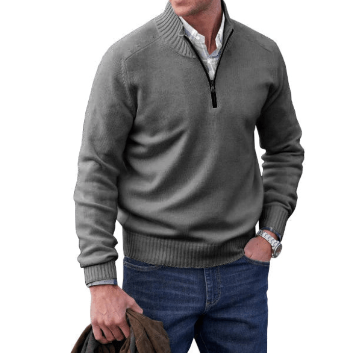 ZAVA | Suéter Masculino com Zíper