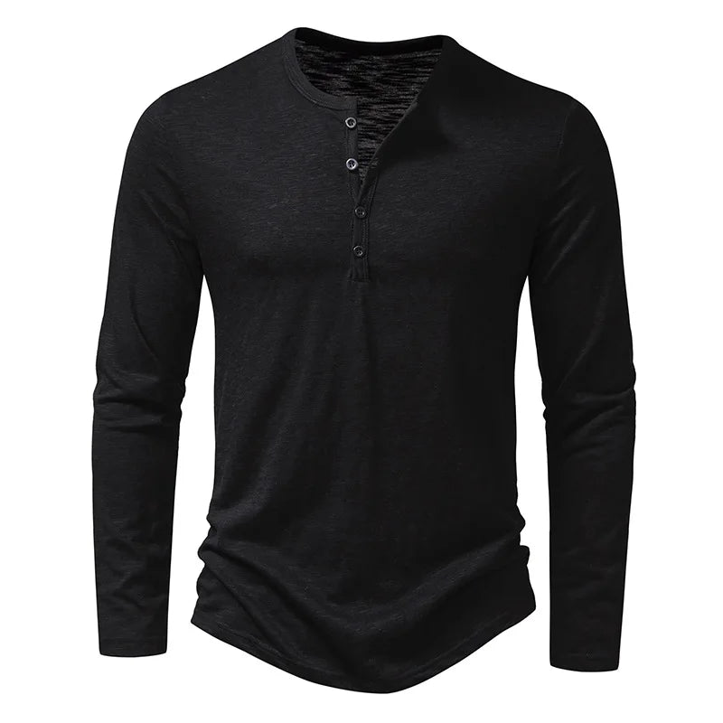 Cedric | Camisa Henley Masculina