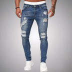 Larset | Jeans Rasgados Casuais Masculinos | Super Confortáveis