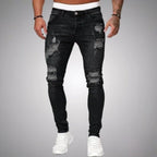 Larset | Jeans Rasgados Casuais Masculinos | Super Confortáveis