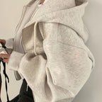 Sophie | Hoodie com Zíper e Ajuste de Cordão
