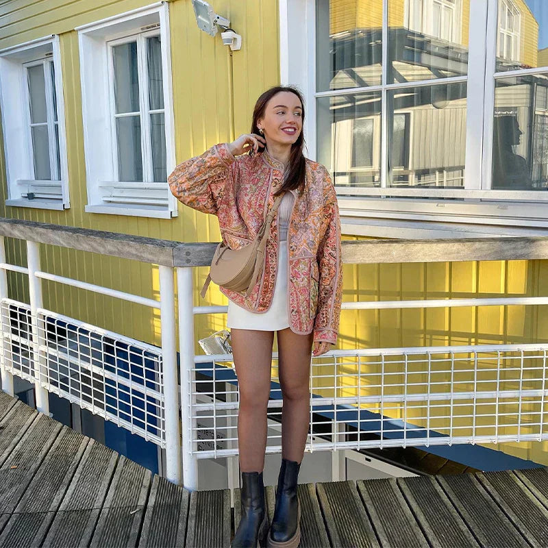 Sophie | Casaco Estampado Elegante com Design Sofisticado