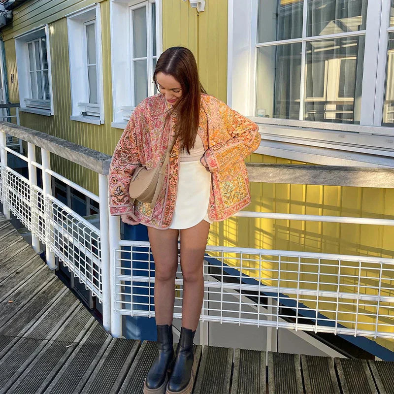 Sophie | Casaco Estampado Elegante com Design Sofisticado