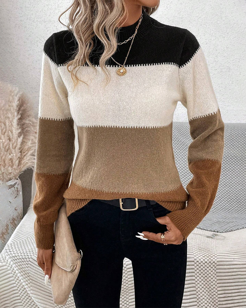 Stacey | Suéter de Gola Alta em Diversas Cores