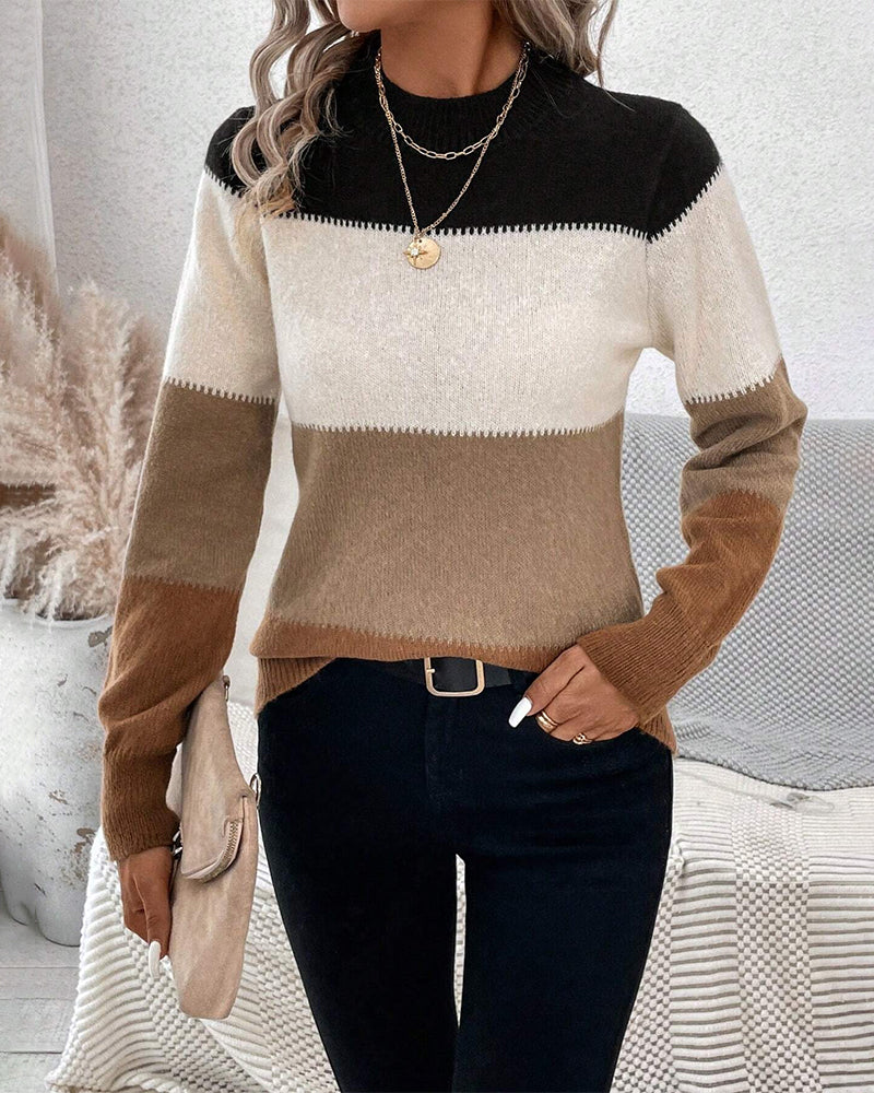 Stacey | Suéter de Gola Alta em Diversas Cores