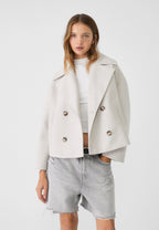 Zoe | Blazer Chic de Dupla Abotoadura Curto