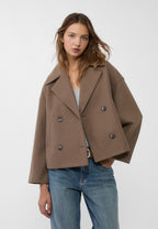 Zoe | Blazer Chic de Dupla Abotoadura Curto