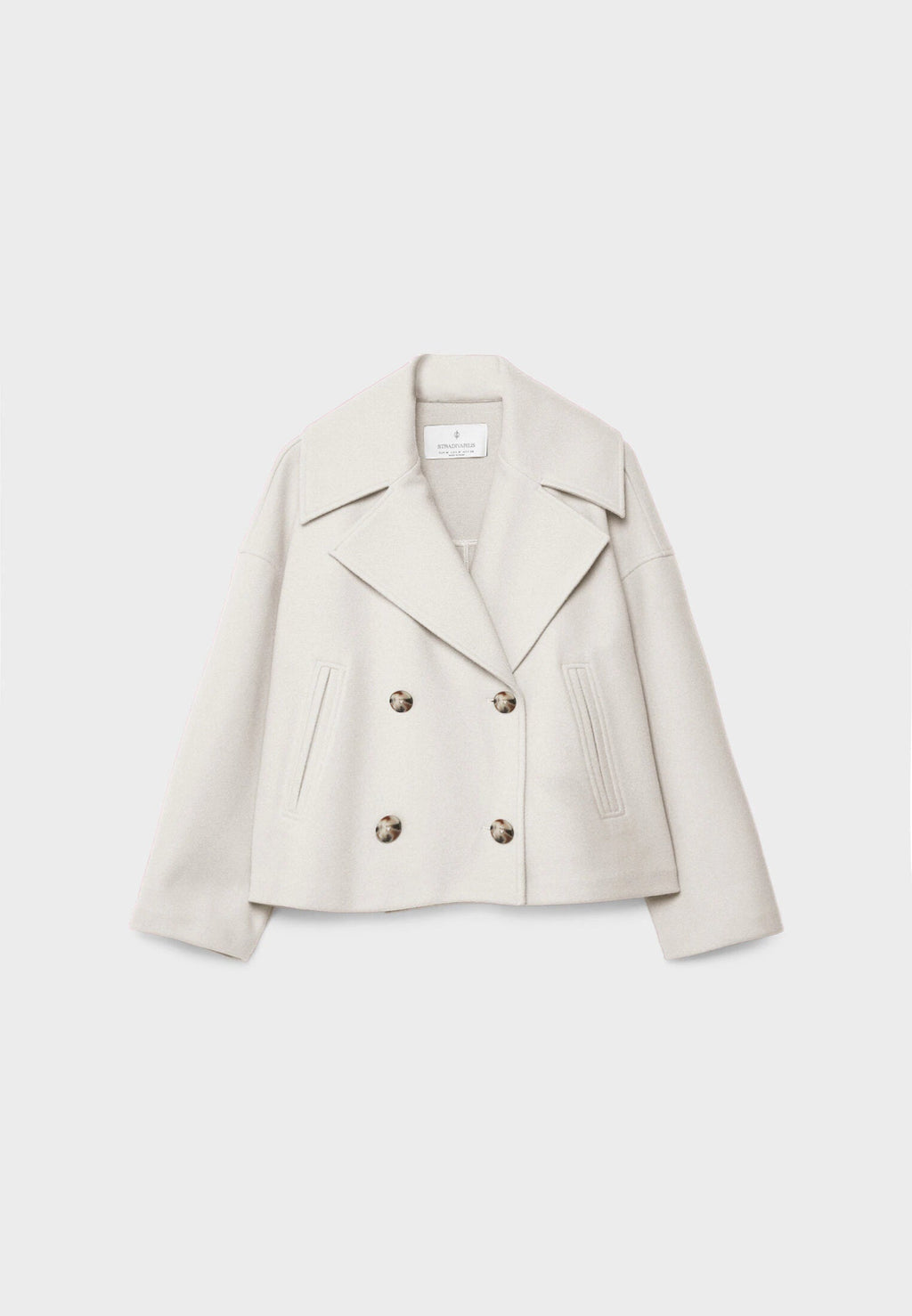 Zoe | Blazer Chic de Dupla Abotoadura Curto