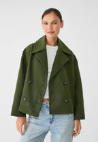 Zoe | Blazer Chic de Dupla Abotoadura Curto